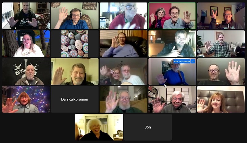 Every Saturday Virtual Open Mic January 1, 2022