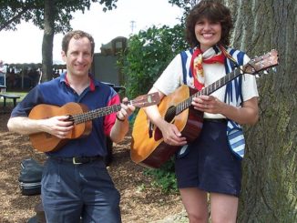 Mark Lyons and Jean Adaskevich specialize in "high-voltage musical merrymaking."ical montage that will leave you with a song in your heart.