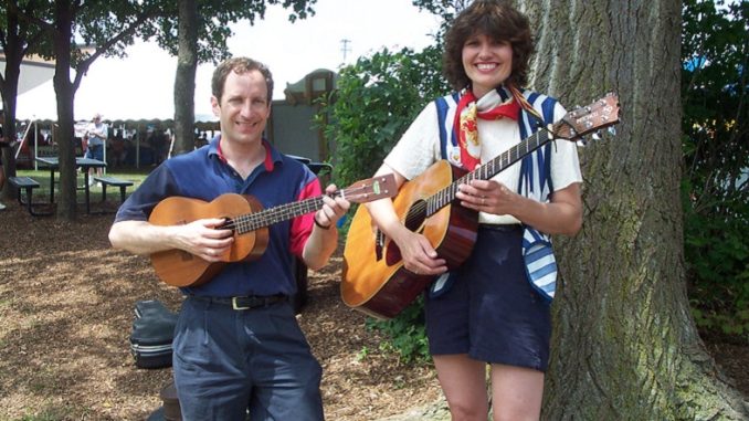 Mark Lyons and Jean Adaskevich specialize in "high-voltage musical merrymaking."ical montage that will leave you with a song in your heart.