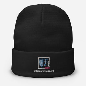 Off Square Music - Embroidered Beanie (dark colors)