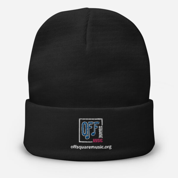 Off Square Music - Embroidered Beanie (dark colors)