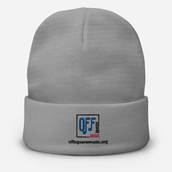 Off Square Music - Embroidered Beanie (light colors) - Image 2