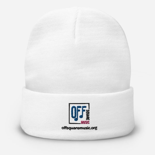 Off Square Music - Embroidered Beanie (light colors)
