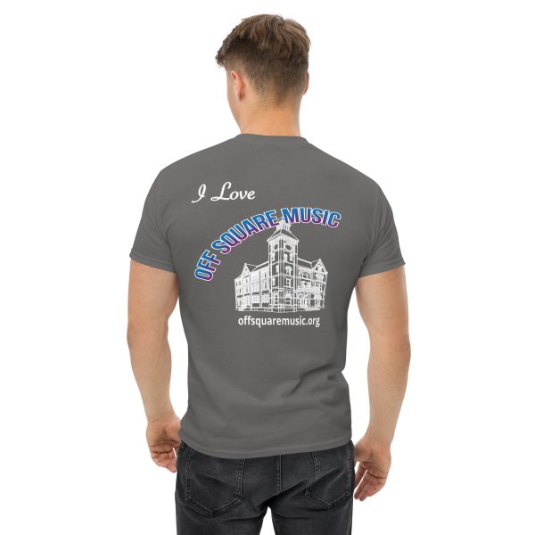 I Love Off Square Music - Men's classic tee (dark colors) - Image 23