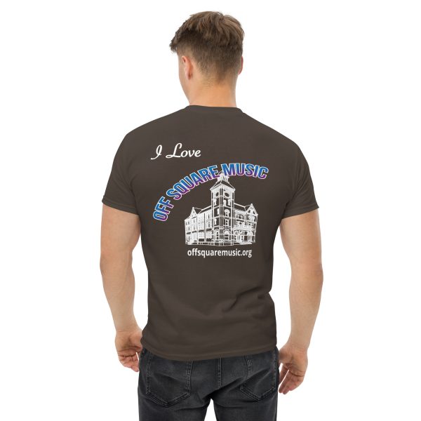 I Love Off Square Music - Men's classic tee (dark colors) - Image 17