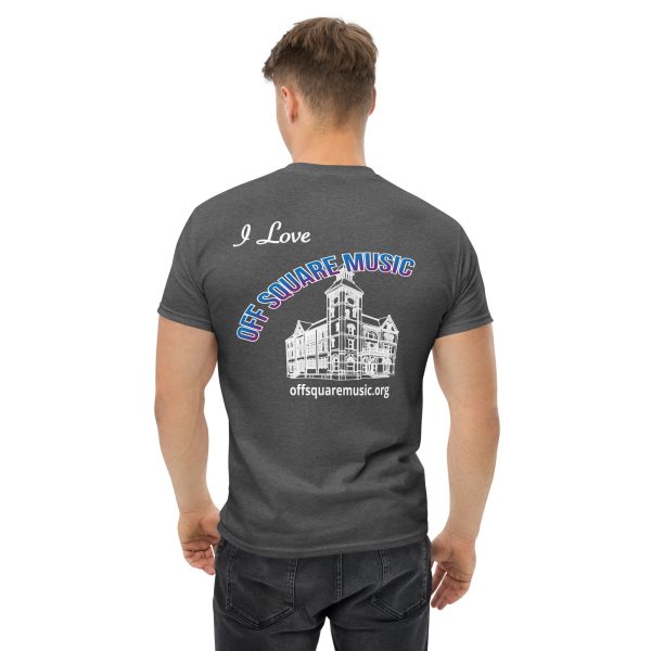 I Love Off Square Music - Men's classic tee (dark colors) - Image 21
