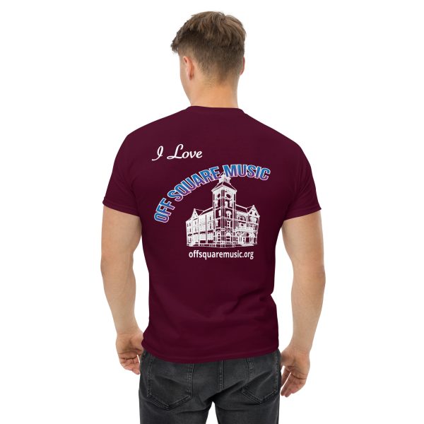 I Love Off Square Music - Men's classic tee (dark colors) - Image 12