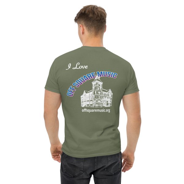 I Love Off Square Music - Men's classic tee (dark colors) - Image 25