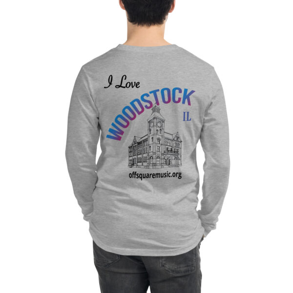 I Love Woodstock - Unisex Long Sleeve Tee (light colors) - Image 4