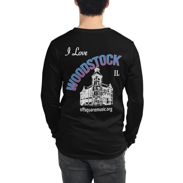 I Love Woodstock - Unisex Long Sleeve Tee (dark colors) - Image 3