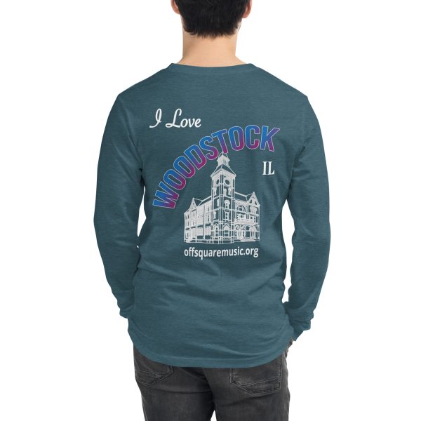 I Love Woodstock - Unisex Long Sleeve Tee (dark colors) - Image 9