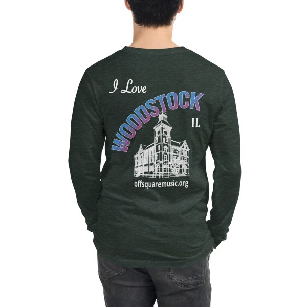 I Love Woodstock - Unisex Long Sleeve Tee (dark colors)
