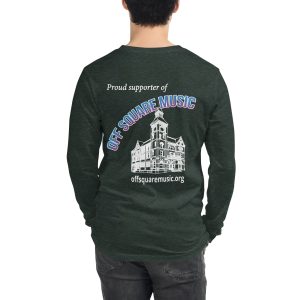 Proud supporter of Off Square Music - Unisex Long Sleeve Tee (dark colors)