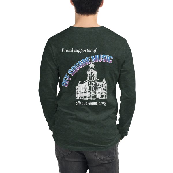 Proud supporter of Off Square Music - Unisex Long Sleeve Tee (dark colors)