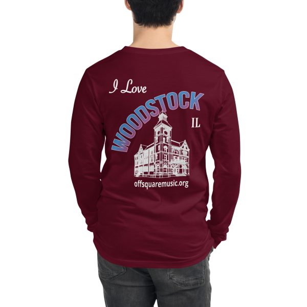 I Love Woodstock - Unisex Long Sleeve Tee (dark colors) - Image 4