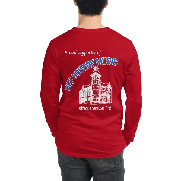 Proud supporter of Off Square Music - Unisex Long Sleeve Tee (dark colors) - Image 18