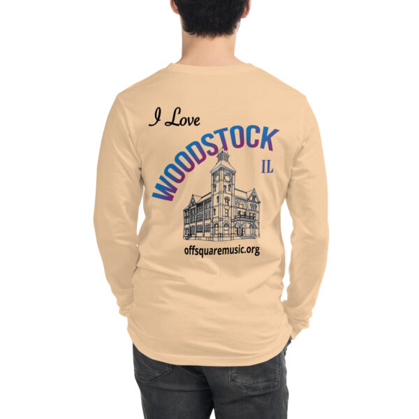 I Love Woodstock - Unisex Long Sleeve Tee (light colors) - Image 5