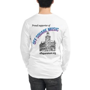 Proud supporter of Off Square Music - Unisex Long Sleeve Tee (light colors)