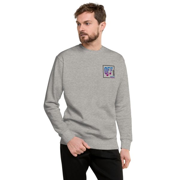 I Love Off Square Music - Unisex Premium Sweatshirt (light colors) - Image 2