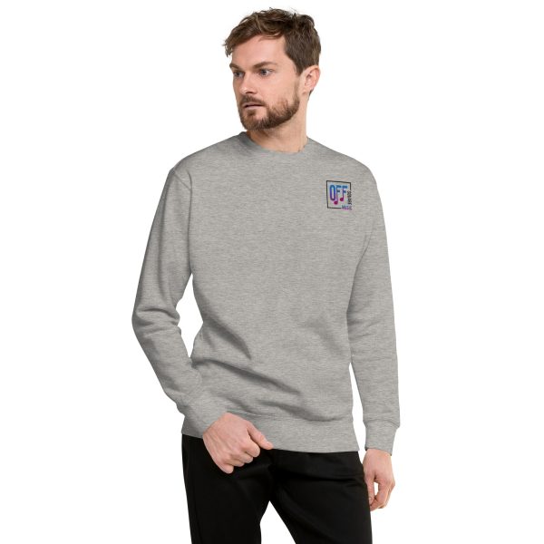 I Love Off Square Music - Unisex Premium Sweatshirt (light colors) - Image 7