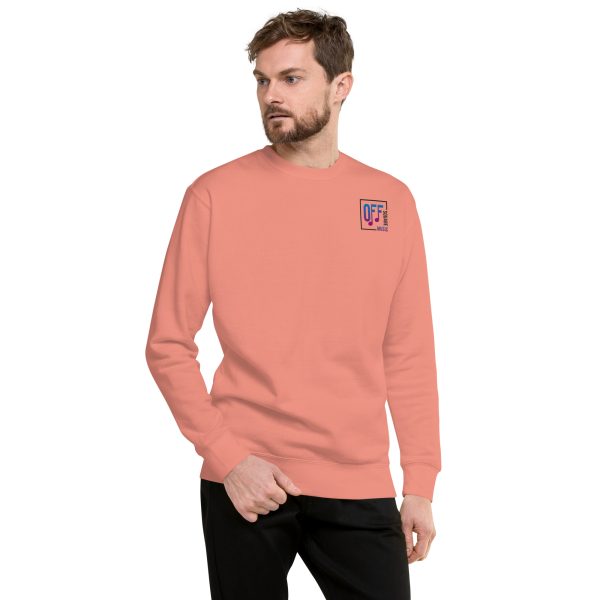 I Love Off Square Music - Unisex Premium Sweatshirt (light colors) - Image 5