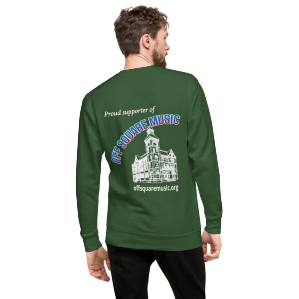 Proud supporter of Off Square Music - Unisex Premium Sweatshirt (dark colors) - Image 9