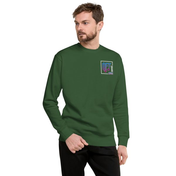 I Love Off Square Music - Unisex Premium Sweatshirt (dark colors) - Image 3