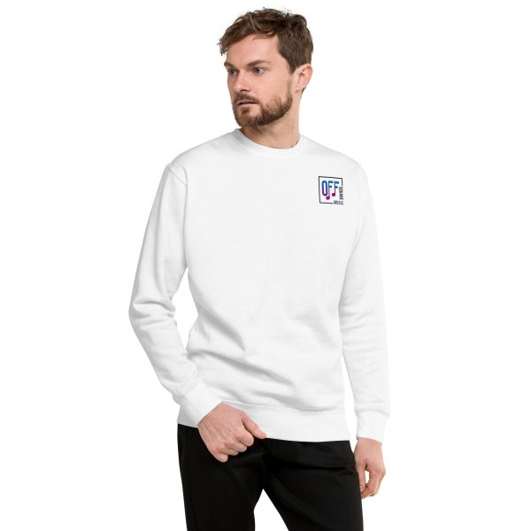 I Love Off Square Music - Unisex Premium Sweatshirt (light colors) - Image 8