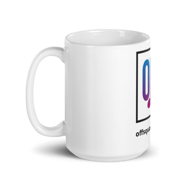 Off Square Music - White glossy mug - Image 6