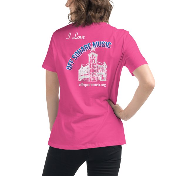 I Love Off Square Music - Women's Relaxed T-Shirt (dark colors) - Image 17