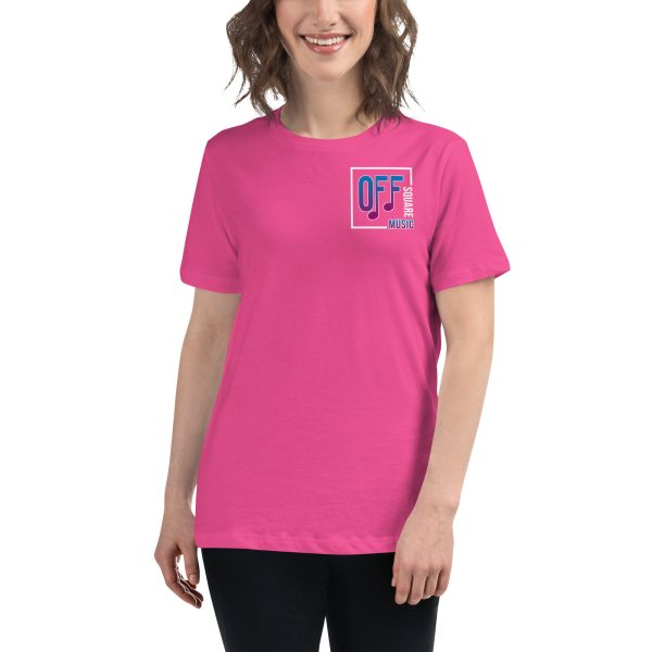 I Love Off Square Music - Women's Relaxed T-Shirt (dark colors) - Image 5