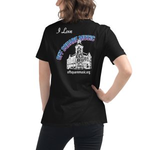 I Love Off Square Music - Women's Relaxed T-Shirt (dark colors)