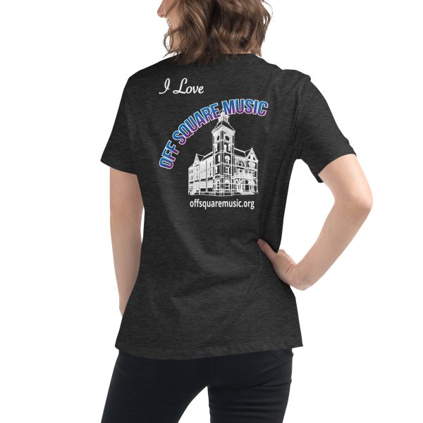 I Love Off Square Music - Women's Relaxed T-Shirt (dark colors) - Image 11