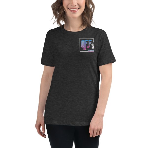 I Love Off Square Music - Women's Relaxed T-Shirt (dark colors) - Image 2