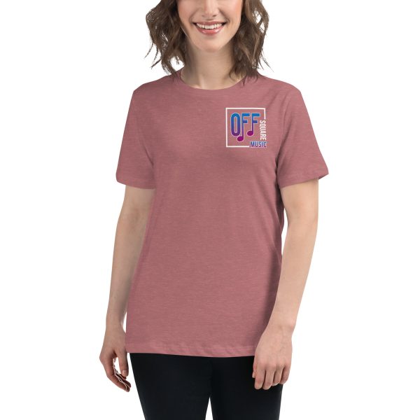 I Love Off Square Music - Women's Relaxed T-Shirt (dark colors) - Image 6