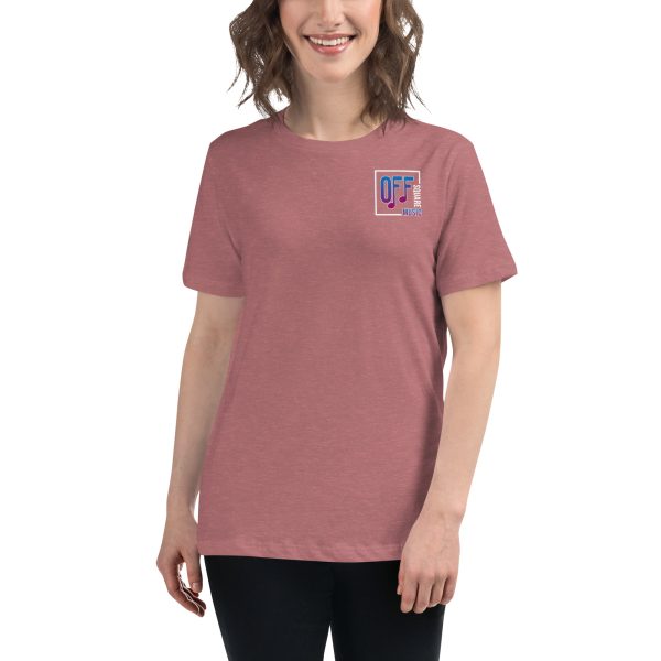 I Love Off Square Music - Women's Relaxed T-Shirt (dark colors) - Image 18