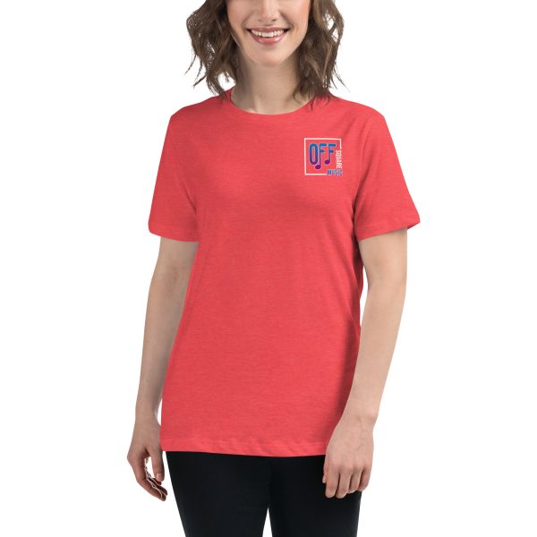 I Love Off Square Music - Women's Relaxed T-Shirt (dark colors) - Image 14