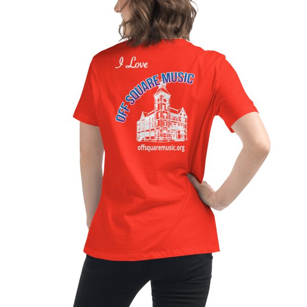 I Love Off Square Music - Women's Relaxed T-Shirt (dark colors) - Image 13