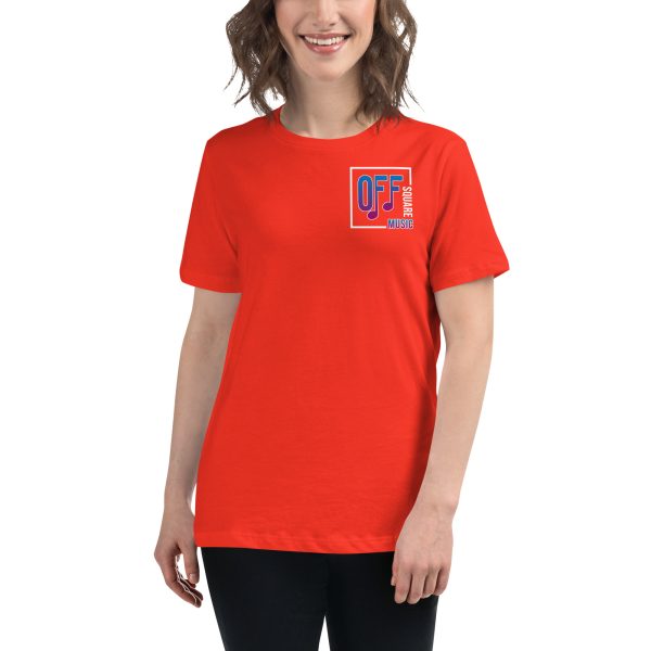 I Love Off Square Music - Women's Relaxed T-Shirt (dark colors) - Image 3