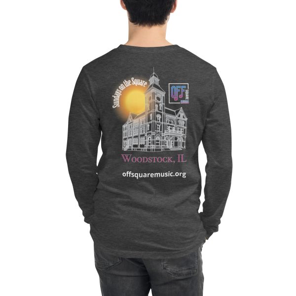 Sundays on the Square - Unisex Long Sleeve Tee (dark colors) - Image 12