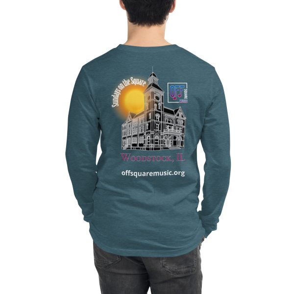 Sundays on the Square - Unisex Long Sleeve Tee (dark colors) - Image 18