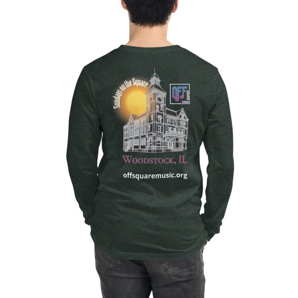 Sundays on the Square - Unisex Long Sleeve Tee (dark colors) - Image 10