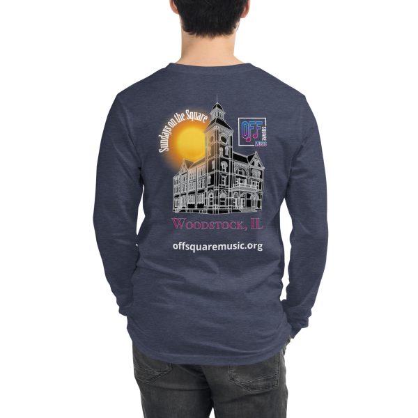 Sundays on the Square - Unisex Long Sleeve Tee (dark colors) - Image 16