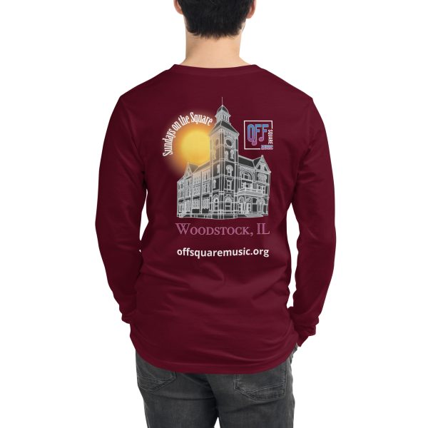 Sundays on the Square - Unisex Long Sleeve Tee (dark colors) - Image 6