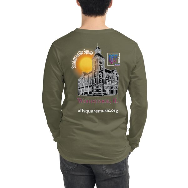Sundays on the Square - Unisex Long Sleeve Tee (dark colors) - Image 20