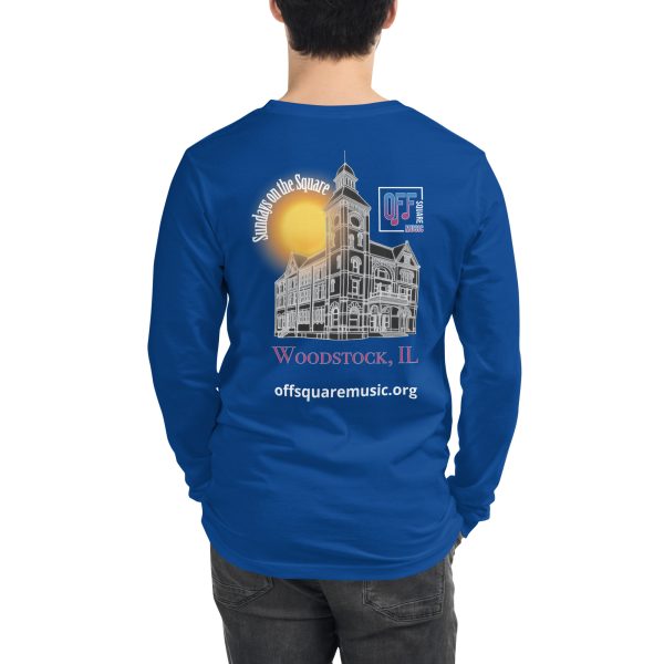 Sundays on the Square - Unisex Long Sleeve Tee (dark colors) - Image 14