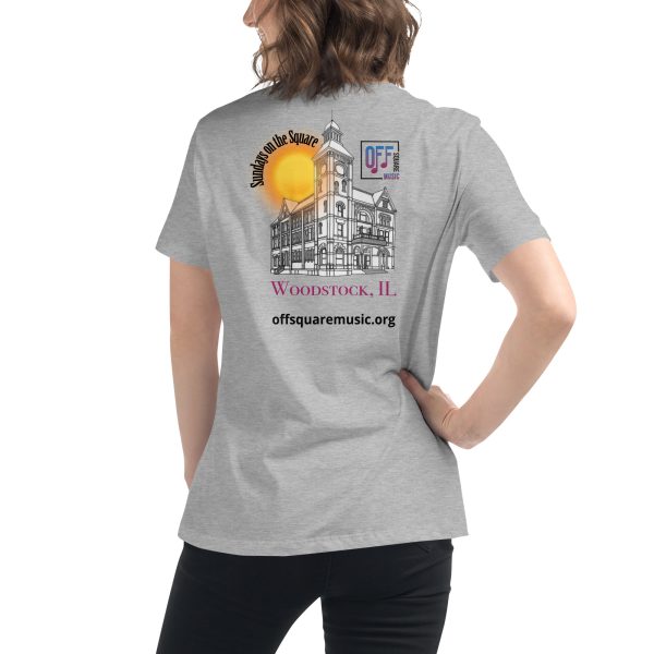 Sundays on the Square - Women's Relaxed T-Shirt (light colors) - Image 3