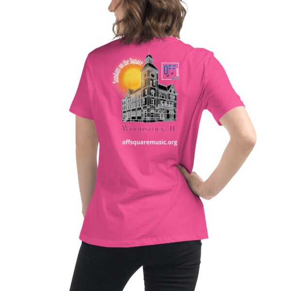 Sundays on the Square - Women's Relaxed T-Shirt (dark colors) - Image 10