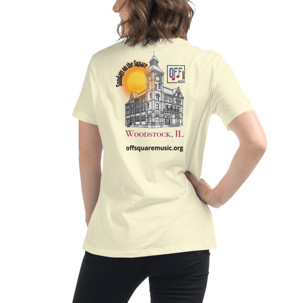 Sundays on the Square - Women's Relaxed T-Shirt (light colors) - Image 11