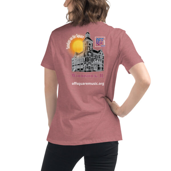 Sundays on the Square - Women's Relaxed T-Shirt (dark colors) - Image 12